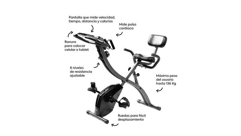 Slim Cycle Sistema de entrenamiento 2 en 1