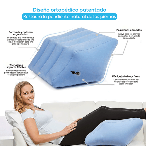 Almohada Inflable de Elevación de Piernas - Relax Me