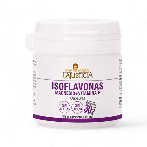 Isoflavonas con Magnesio + Vitamina E de Ana María Lajusticia Frasco de 30 Cápsulas