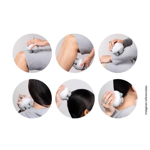 Masajeador Eléctrico Vibratorio 3D para Cabeza y Cuerpo Relax Me