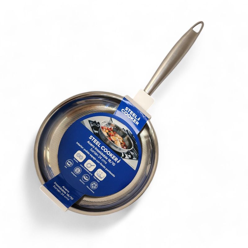 Sarten-de-acero-inoxidable-de-24-cm-steel-cooker