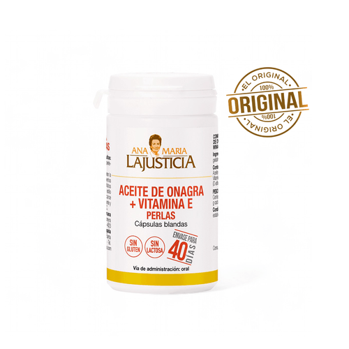 Aceite de Onagra + Vitamina E de Ana María Lajusticia de 80 Cápsulas