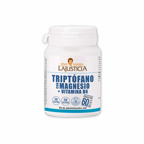 Triptófano con Magnesio + vitamina B6 de Ana Maria Lajusticia Frasco de 60 Cápsulas