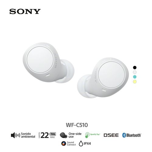 Audífonos Bluetooth Sony WF-C510 True Wireless Blanco