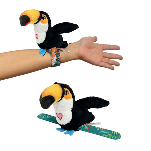 Pájaros Interactivo con Muñequera Repiten Aletean y Cantan - Happy Yappers Tucán