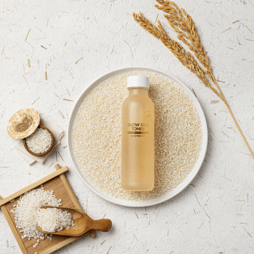 Tónico facial aclarador de Arroz 150ml Glow Rice Toner Muldream