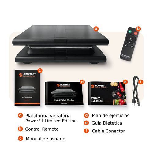 Outlet - Plataforma vibratoria Power Fit Limited Edition