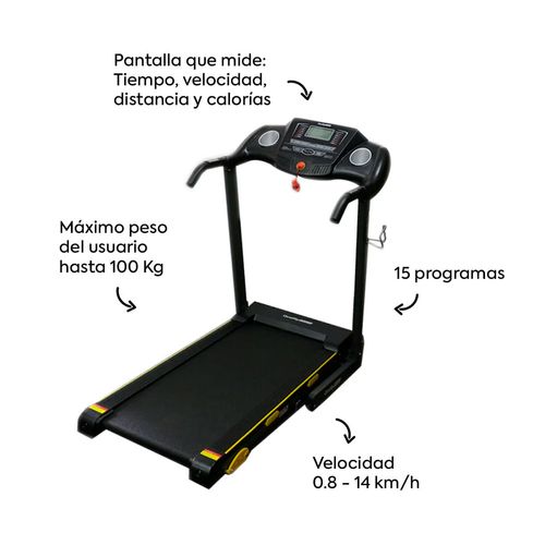 Combo Power Race One Caminadora + Tobilleras con Peso