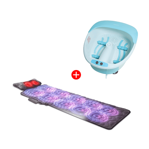 Combo Colchoneta de Masaje con Terapia de Calor Powermat + Spa de Pies