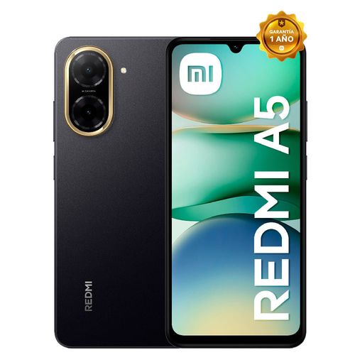 Celular 4G Xiaomi Redmi A5 128GB 4GB 32MP Negro