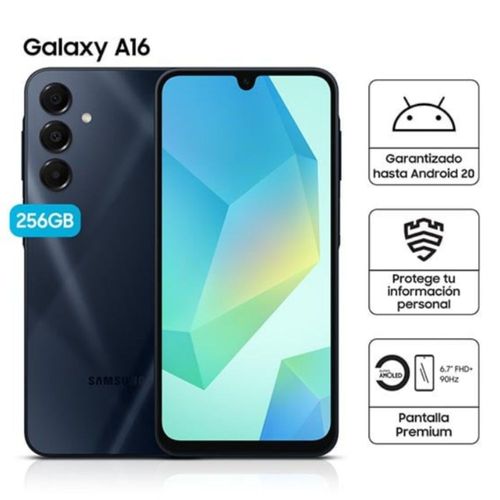 Celular Samsung SM-A165MZKALTP A16 6.7" 50MP 4GB 128GB Negro