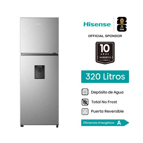 Refrigeradora Hisense 324L RT3N320NMC C/D Gris