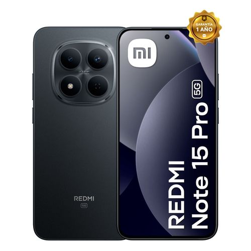 Celular 5G Redmi Note 15 Pro 512GB 8GB RAM Negro