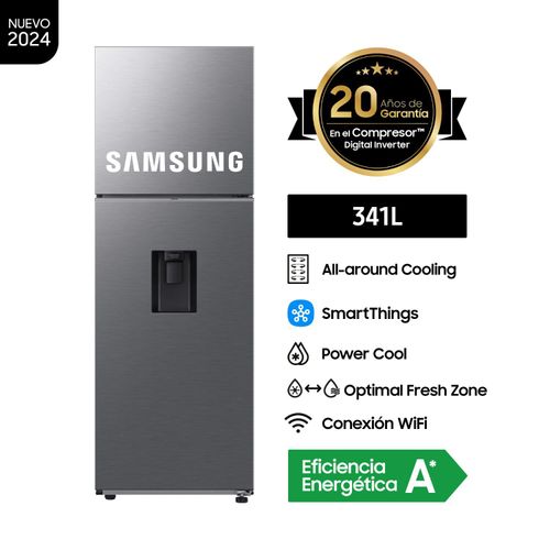 Refrigeradora Samsung 341L RT35DG5720S9PE Silver