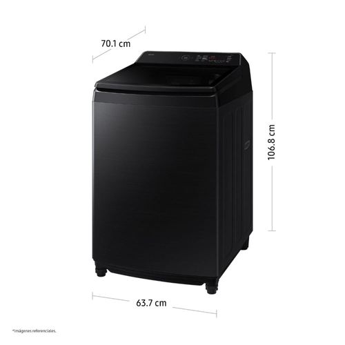 Lavadora Automática Samsung WA80F17S8BPE 17Kg Negro