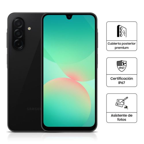 Celular Samsung SM-A266MZKALTP A26 6.7" 6GB 128GB Negro