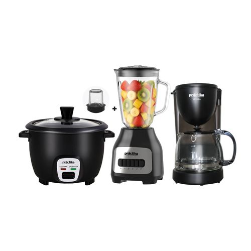 TRICOMBO2 – Licuadora BL-600 + Olla Arrocera TRC-06 + Cafetera Vicenza