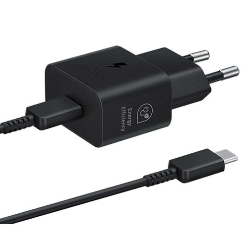 Cable Tipo C + Adaptador 25W Samsung EP-T2510XBEGWW Negro