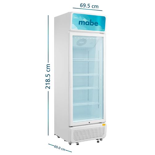 Vitrina Refrigeradora Mabe 416?L ALASKAVIT416PG S/D Blanco