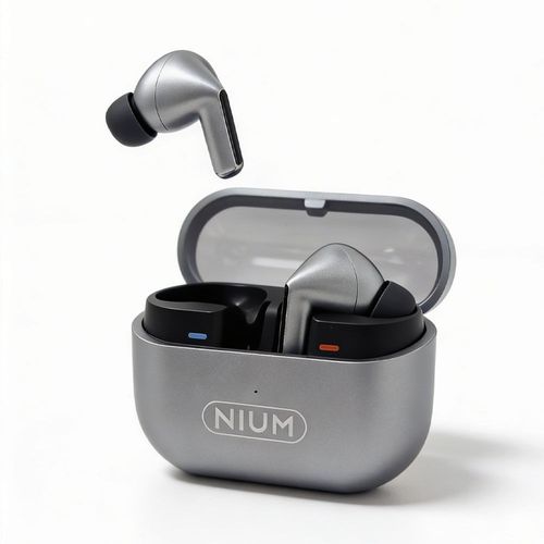 Audífonos TWS In Ear Bluetooth ANC Nium 6001 Grafito