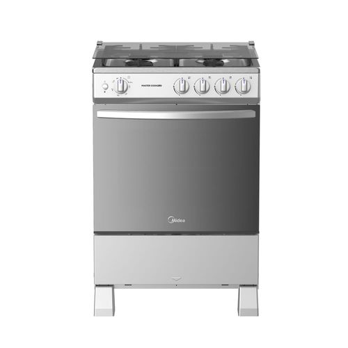 Cocina a gas Midea MGS4Q24G-PE 59.3 cm 4 hornillas gris