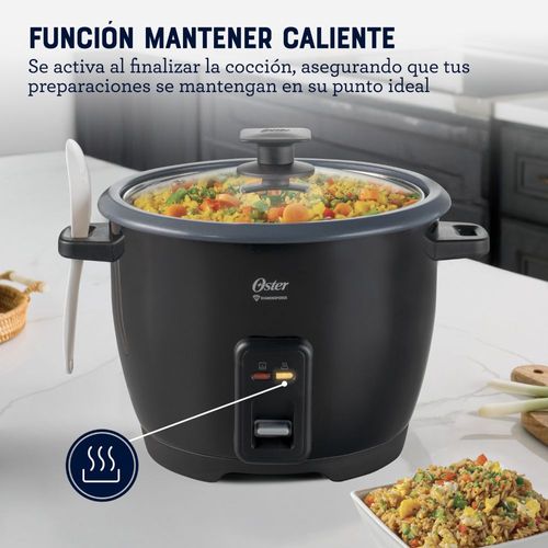 Olla arrocera Oster CKSTRCB10DFBLK-053 700W 1.8L negro
