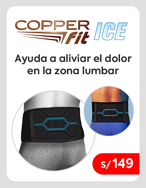 copper fit ice cinturon lumbar