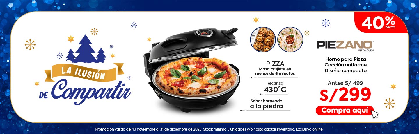 Horno para Pizza de Encimera Eléctrica Granitestone Piezano Pizza Oven