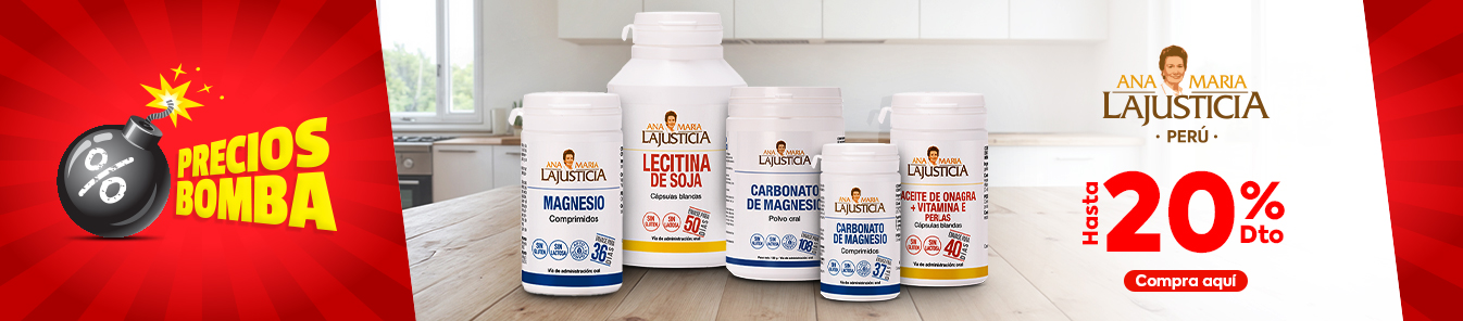 Suplementos Ana Maria Lajusticia Hasta 20 de descuento
