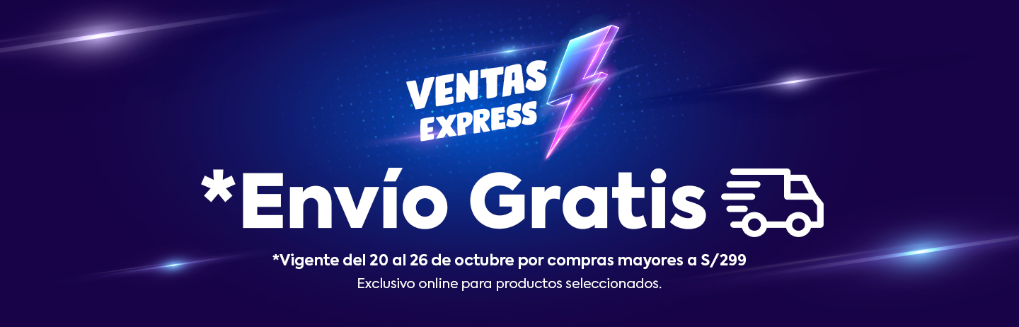 Envío Gratis por compras mayores a S/299