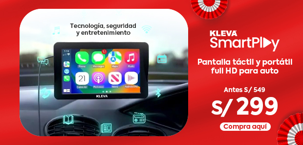 Pantalla Táctil y Portátil Full HD para Auto Kleva Smart Play (Smart Car Play)