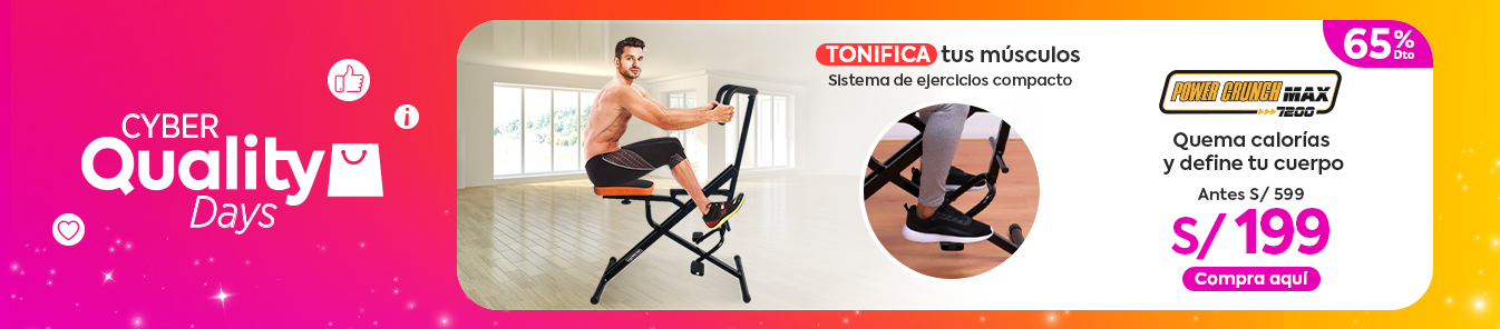 Sistema de ejercicios compacto - Power Crunch Max 7200